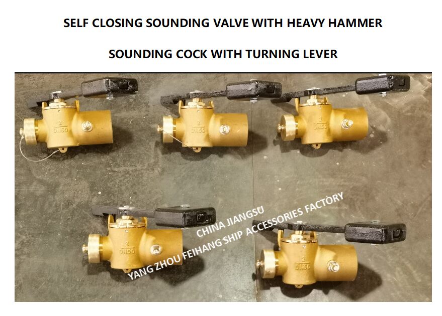 soupape de fermeture automatique & soupape de fermeture automatique de mesure de profondeur pour cabine de testeur marin modèle FH-50A CB/T3778-99