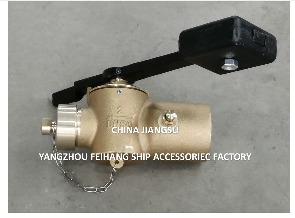 Vanne à fermeture automatique DN 50A CB/T3778-99 pour tube de sondage, robinet de tube de sondage à fermeture automatique, vanne de tube de sondage à fermeture automatique