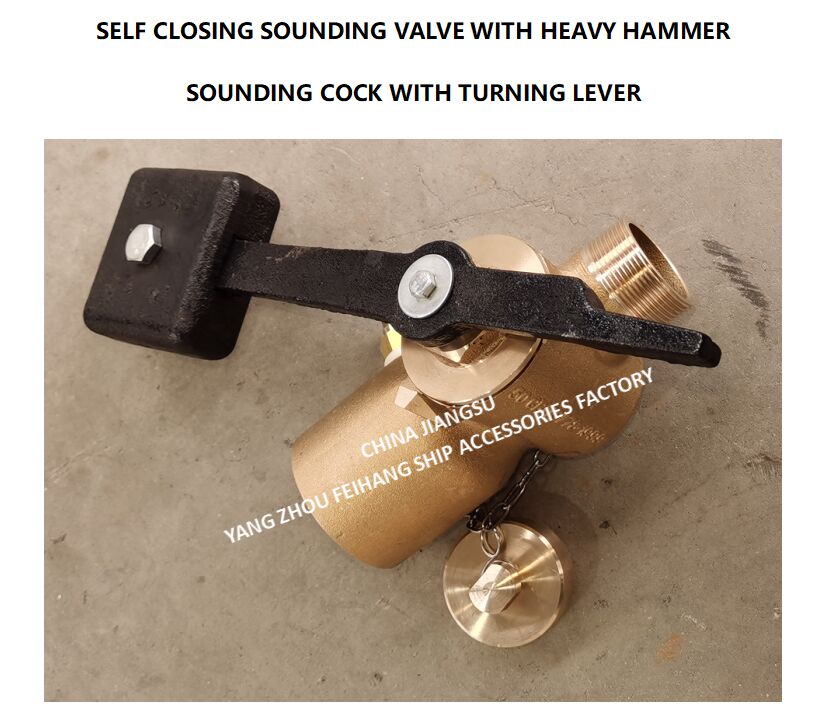 soupape de fermeture automatique & soupape de fermeture automatique de mesure de profondeur pour cabine de testeur marin modèle FH-50A CB/T3778-99