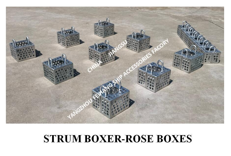JIS F7206 SUCTION-ROSE BOX STRAINERS & Strum ROSE BOX STRAINER en acier au carbone galvanisé à chaud