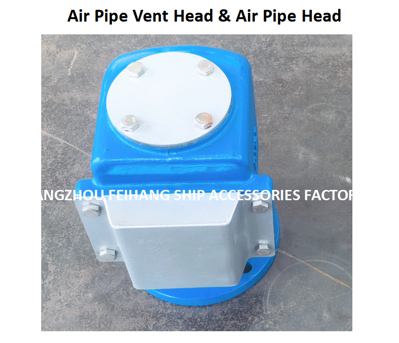 FH-DN65 CBM1105 Tête de tuyau d'air de type flottant et tête de ventilation d'air pour le corps du réservoir de stabilisation F.O. - fonte avec flotteur en acier inoxydable