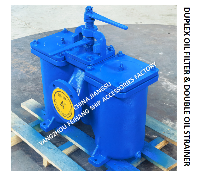 FH-A100 CBT425 Duplex Oil Strainers & Double Oil Filter OD-190mm，PCD-158mm,Bolt-8-15mm
