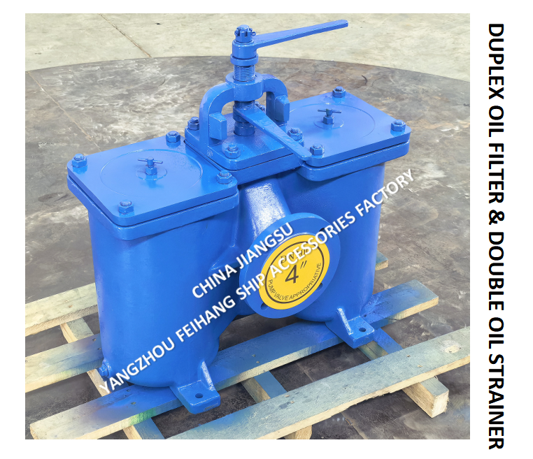 Parameter drawing For Duplex Oil Strainers FH16100 CBT425& Double Oil Filter Model-FH-AS100 CBT425，PN1,OD-220mm，PCD-180mm,Bolt-8-18mm