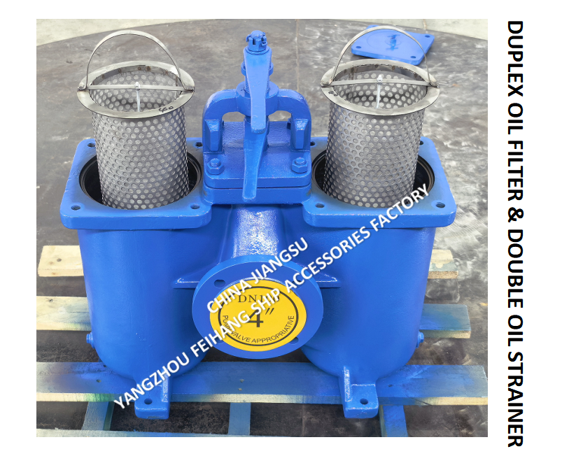 Parameter drawing For Duplex Oil Strainers FH16100 CBT425& Double Oil Filter Model-FH-AS100 CBT425，PN1,OD-220mm，PCD-180mm,Bolt-8-18mm