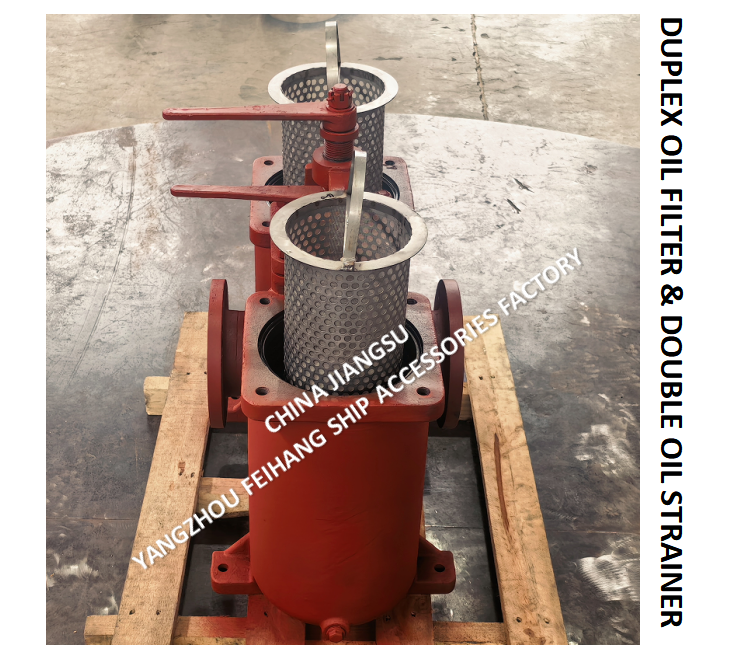 Duplex Oil Strainers & Double Oil Filter Model-FH-AS100 CBT425，OD-210mm，PCD-170mm,Bolt-4-18mm