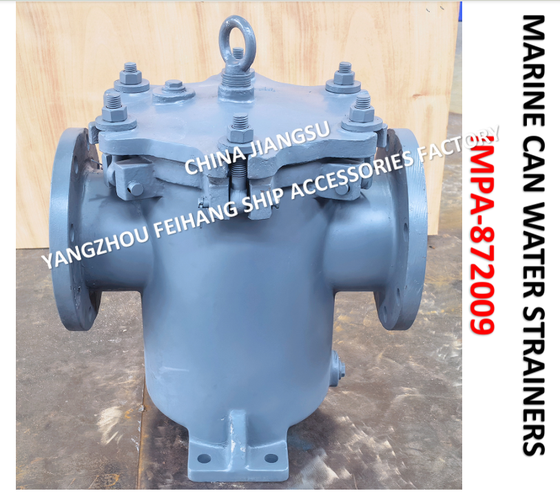 Mariner Strainer - Can Water Filter 10K-150A LA-TYPE JIS F7121 Body - cast iron, stainless steel filter cartridge